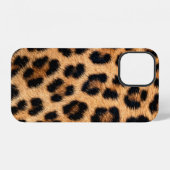 Luipaardprint textuur iPhone hoesje (Achterkant horizontaal)