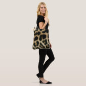 Luipaardprint Tote Bag (Op model)