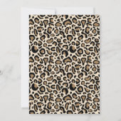 Luipaardprint Verjaardag | Chic Dierenprint Kaart (Achterkant)