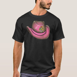 Luipaardprint Zonnebloemen Rodeo Western Texas Cow T-shirt