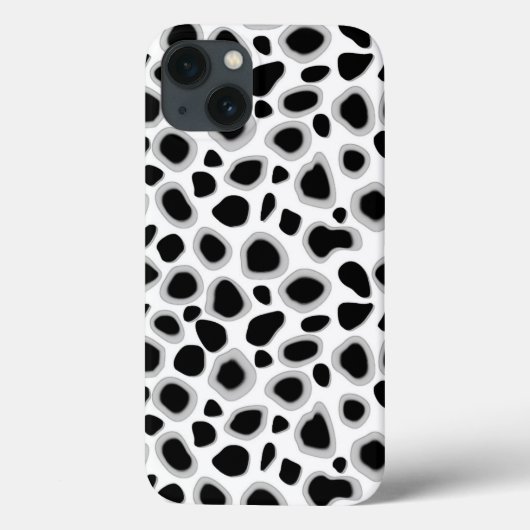 Luipaardprint - Zwart en Wit Case-Mate iPhone Case (Achterkant)