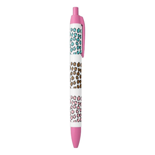 Luipaardprint Zwarte Inkt Pen (Achterkant (Verticaal))