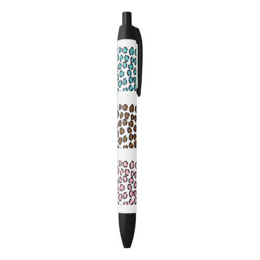 Luipaardprint Zwarte Inkt Pen (Achterkant (Verticaal))