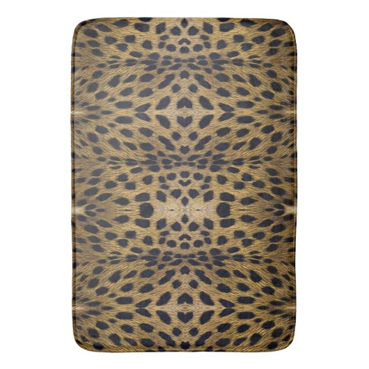 Luipaardprintpatroon Badmat (Voorkant Verticaal)