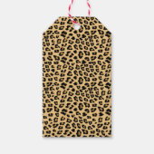 Luipaardprintpatroon Cadeaulabel (Voorkant)