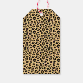 Luipaardprintpatroon Cadeaulabel
