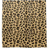 Luipaardprintpatroon Douchegordijn (Voorkant)