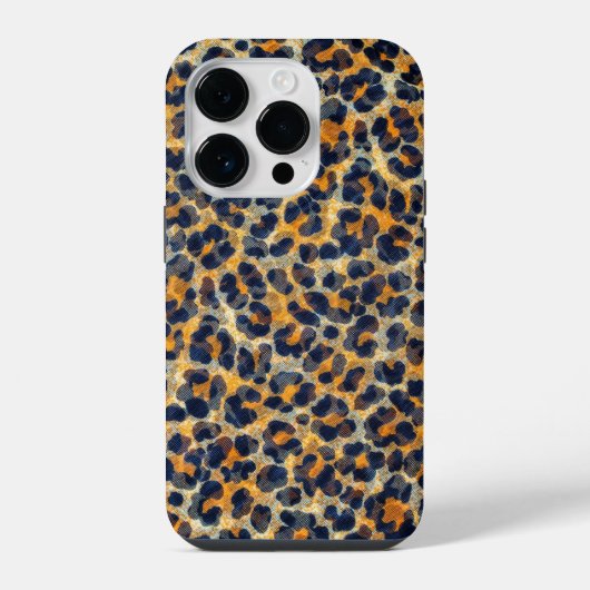 Luipaardprintpatroon iPhone Hoesje (Achterkant)