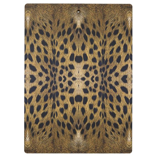 Luipaardprintpatroon Klembord (Achterkant)