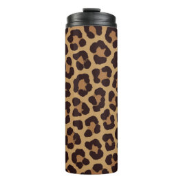 Luipaardprintpatroon Thermosbeker
