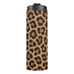 Luipaardprintpatroon Thermosbeker