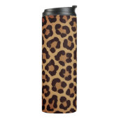Luipaardprintpatroon Thermosbeker (Gedraaid links)