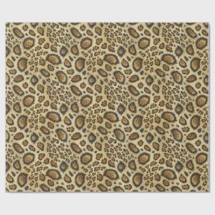 Luipaardprintpatroon – Wilde Dierenhuid Design Cadeaupapier