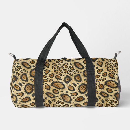 Luipaardprintpatroon – Wilde Dierenhuid Design Plunjezak (Voorkant)