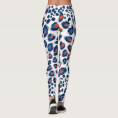 Luipaardschil: naadloos patroon. leggings (Achterkant)