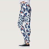 Luipaardschil: naadloos patroon. leggings (Links)