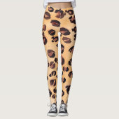 Luipaardskiën leggings (Voorkant)