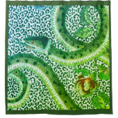 LUIPAARDSLANG IN HET GROEN DOUCHEGORDIJN (Voorkant)