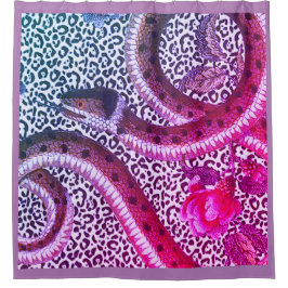 LUIPAARDSLANG IN VIOLET DOUCHEGORDIJN