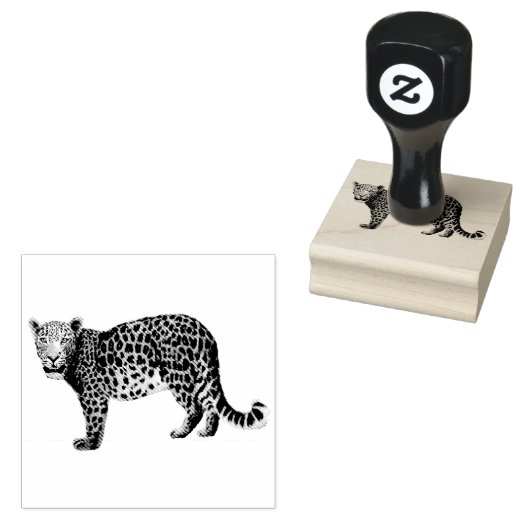 Luipaardstempel Rubberstempel (Gestempeld)