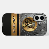 Luipaardsterkte Aangepast Ontwerp 🐆 Case-Mate iPhone Case (Achterkant (horizontaal))