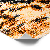 Luipaardstructuur, luipspatroon poster (Hoek)
