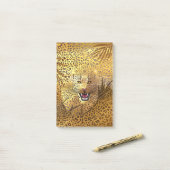 Luipaardterritorium 1 post-it® notes (Op bureau)
