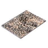 Luipaardtextuur, luipaard dierprintpatroon notitieboek (Linkerzijde)