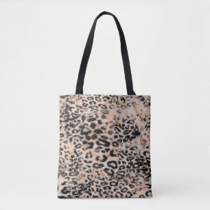 Luipaardtextuur, luipaard dierprintpatroon tote bag