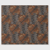 Luipaardtijgerhuid trendy cadeaupapier (Vlak)