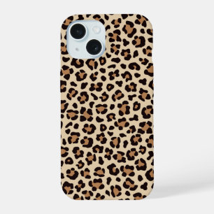 Luipaardvacht patroon iPhone 15 case