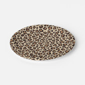 Luipaardvacht patroon papieren bordje (Gekanteld)