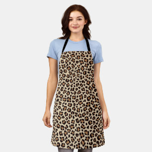 Luipaardvacht patroon schort