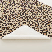 Luipaardvacht patroon sherpa deken (3/4)