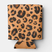 Luipaardvacht, waterverf, naadloze textuur. blikjeskoeler (Achterkant)