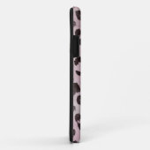 Luipaardvel in Roze Roos Case-Mate iPhone Case (Achterkant/rechts)