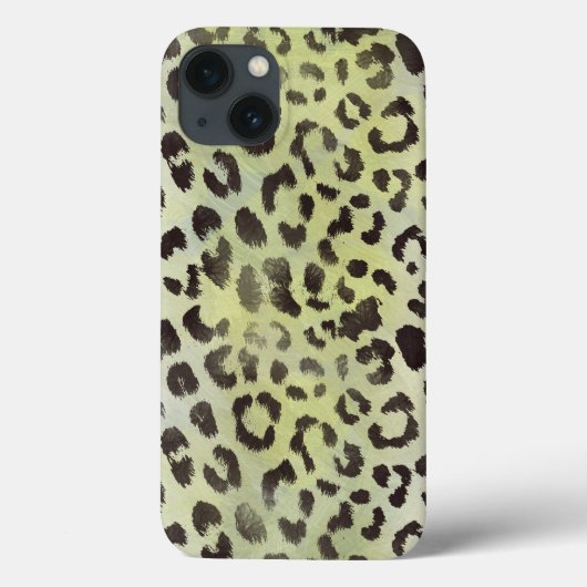 Luipaardvel in Tangerine Lime Groen Case-Mate iPhone Case (Achterkant)