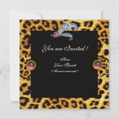 LUIPAARDVELD LINT EN DIAMANTEN VEREN MONOGRAM KAART (Achterkant)