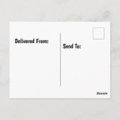 Luipaardverzegeling op ijs briefkaart (Achterkant)