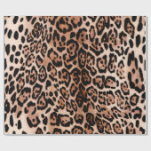 Luipaardvlek Dierenprint Patroon Cadeaupapier (Vlak)