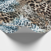 Luipaardvlekken Dierenprint Patroon Cadeaupapier (Hoek)