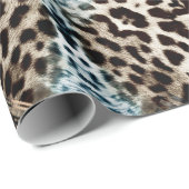 Luipaardvlekken Dierenprint Patroon Cadeaupapier (Rol Hoek)
