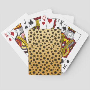 Luipaardvlekken Exotische Afrikaanse Dierenprint Pokerkaarten