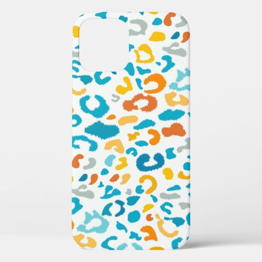 Luipaardvlekken: kleurrijke  textuur. Case-Mate iPhone case (Achterkant)
