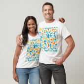 Luipaardvlekken: kleurrijke  textuur. t-shirt (Unisex)