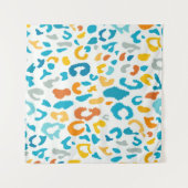 Luipaardvlekken: kleurrijke textuur. wandkleed (Voorkant (horizontaal))