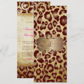 Luipaardvlekken + parelzwammen/ perkament kaart (Voorkant / Achterkant)