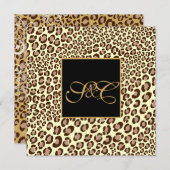 Luipaardvlekken + parelzwammen/vintage kaart (Voorkant / Achterkant)