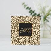 Luipaardvlekken + parelzwammen/vintage kaart (Staand voorkant)