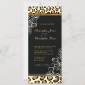 Luipaardvlekken + parelzwammen/vintage kaart (Achterkant)